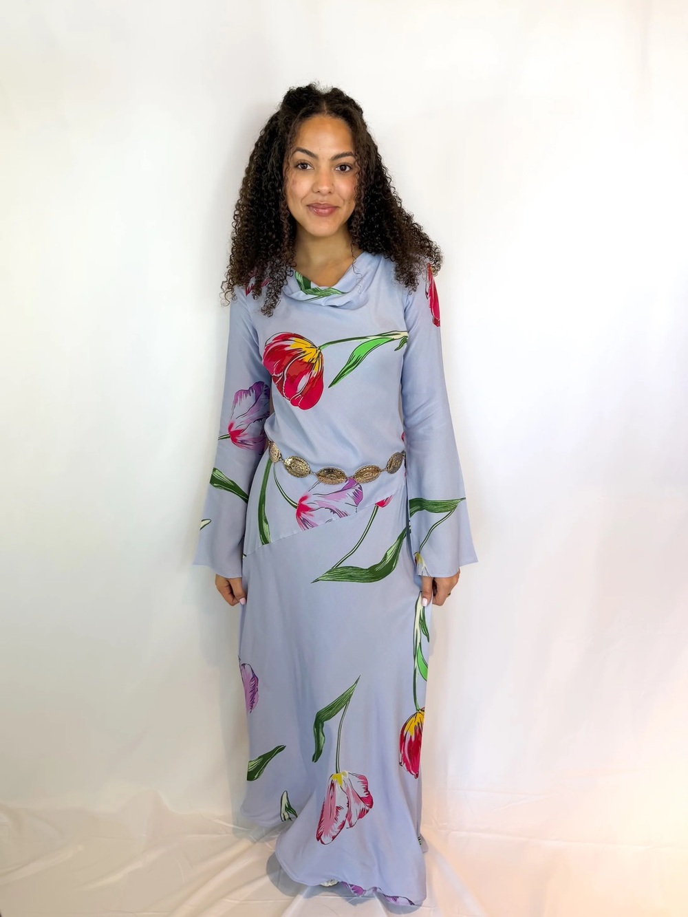 Zadie Diagonal Seam Midi